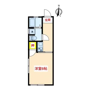 隼人マンション【5階】の間取り