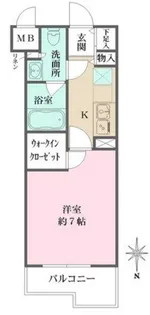 東京都世田谷区梅丘1【マンション】の間取り
