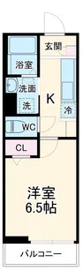 アムール橋本【1階】の間取り
