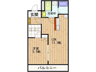 シャルムチャンテ【1階】の間取り