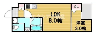 1LDKの間取り画像