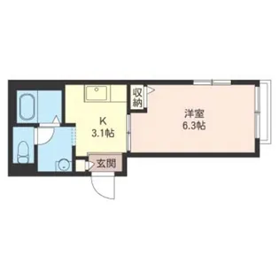 グレースコート【1階】の間取り