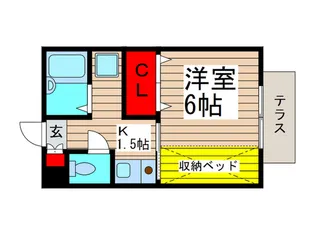 ビ-トルズ【1階】の間取り