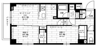 東京都世田谷区給田4【マンション】の間取り