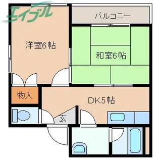 サンプラザビル【5階】の間取り