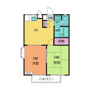 エステートピア C【2階】の間取り