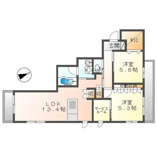 avenir K【2階】の間取り