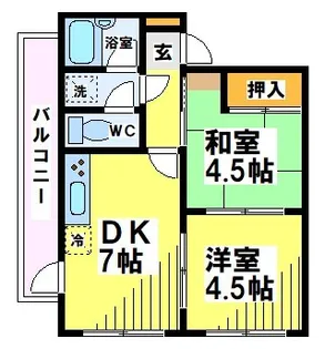東京都世田谷区南烏山6【マンション】の間取り