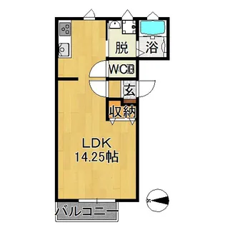 クリエートハウス【1階】の間取り