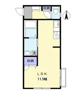 パピルスII【1階】の間取り