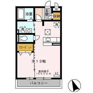 プレミアム A棟【1階】の間取り