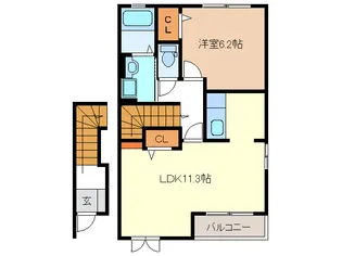メゾン・ド・メアリ【2階】の間取り