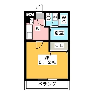 リブリ・道場南【2階】の間取り