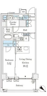 オーパスレジデンス南青山【4階】の間取り