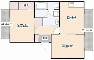大阪府高槻市西真上2【アパート】の間取り