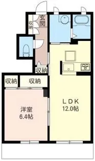 ジ・アンリ・テラス【1階】の間取り