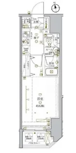 クレイシア秋葉原EAST【4階】の間取り