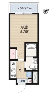 アイディ品川25【3階】の間取り
