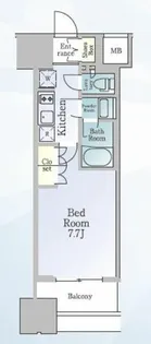 ルフォンブランシェ品川南大井【12階】の間取り