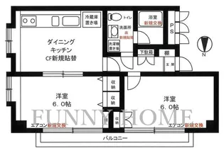ヴィラ八幡山【2階】の間取り