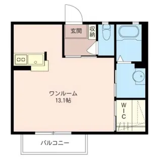 イーストA【1階】の間取り