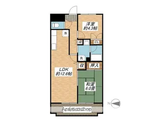 アルカディア曳舟【2階】の間取り