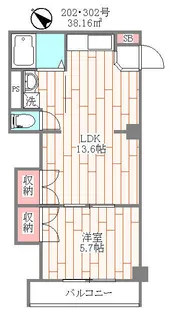 大山ビル【3階】の間取り