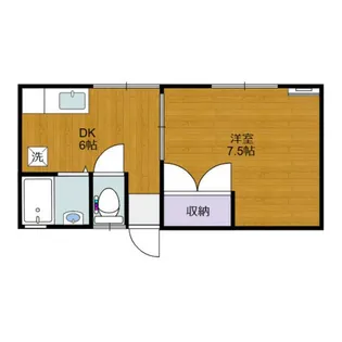 神奈川県秦野市西大竹【アパート】の間取り