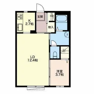 Chez Moi【1階】の間取り