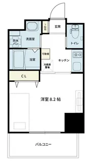 エステムコート吹田・朝日町【7階】の間取り