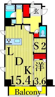 メイクス浅草EAST【8階】の間取り