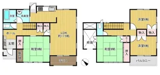 広島県廿日市市四季が丘3【一戸建】の間取り