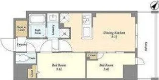 Augusta Residence 新小岩【5階】の間取り