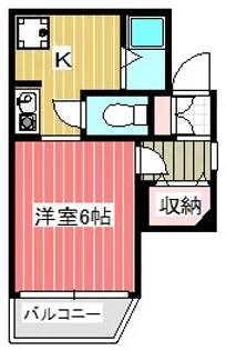 西川口三光ビル【5階】の間取り