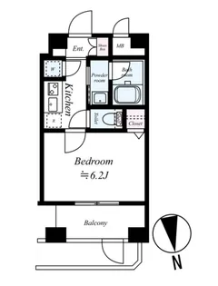 サンテミリオンお茶の水【12階】の間取り