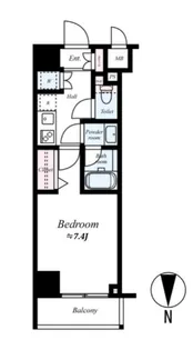 TRADIS 浅草橋【2階】の間取り