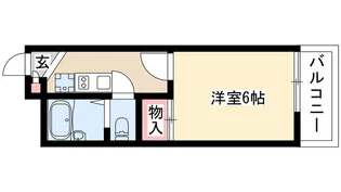 レオパレス荒崎【3階】の間取り