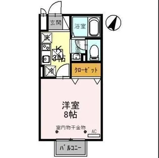 オークヒルズ壱番館【2階】の間取り