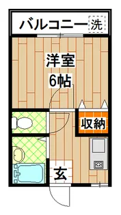 神奈川県川崎市中原区今井南町【マンション】の間取り