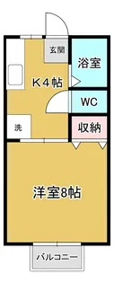 サンライフ川平【2階】の間取り
