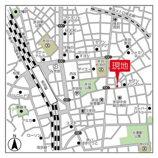 東京都北区志茂2【マンション】の外観