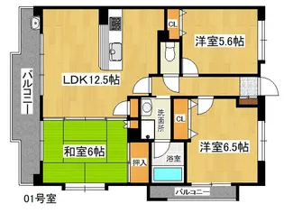 カーサフェリーチェ淡海【2階】の間取り
