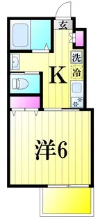 ガーデンヒルズ松戸【1階】の間取り