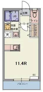 ドゥイエ桜畠【1階】の間取り