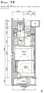SYFORME MORISHITA【9階】の間取り