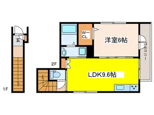 メノウ コート【2階】の間取り