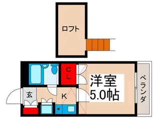 ジュネッタ8【3階】の間取り