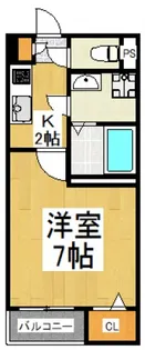 コルドアジュール【2階】の間取り