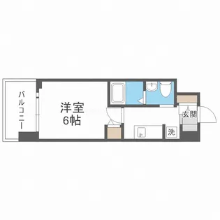 ラクラス阿倍野元町【8階】の間取り