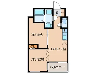 THE GRAND WIN【4階】の間取り